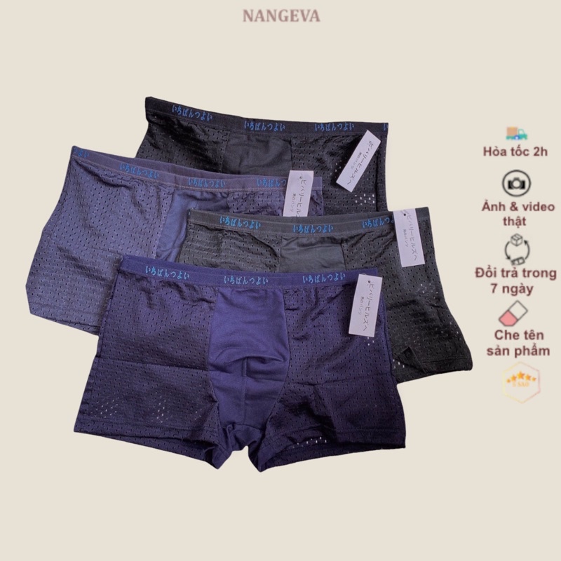 [HOT] Quần đùi lót boxer Nhật thông hơi hàng cao cấp