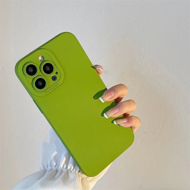 Ốp Điện Thoại TPU Mềm Siêu Mỏng Chống Sốc Màu Trơn Mặt Nhám Cho iPhone 13 Pro MAX 12 11 Pro MAX XS MAX XR 7 8 Plus