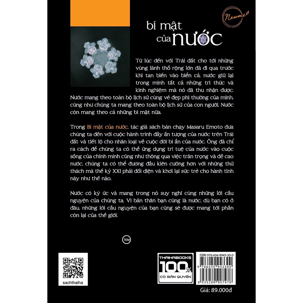 Sách - Bí Mật Của Nước (Tái Bản 2021)