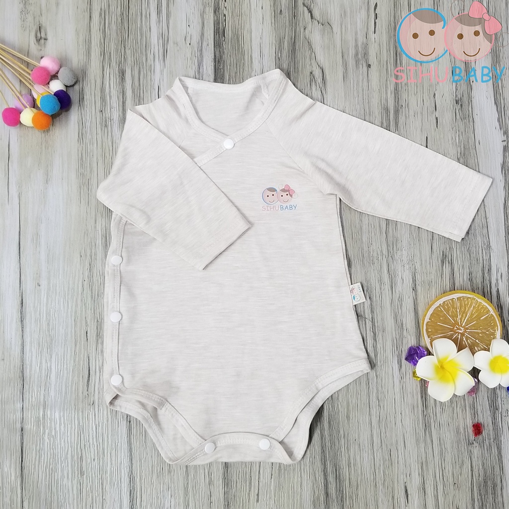 BODYSUIT TAY DÀI CHO BÉ TỪ 3 ĐẾN 10 KÝ [SiHu Baby Shop]