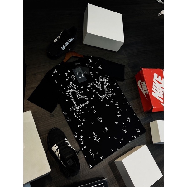 Áo Thun Lv nam nữ in hoạ tiết - Áo Phông Nam cổ tròn Lv 2 màu trắng đen thun cotton cao cấp giá rẻ mùa hè