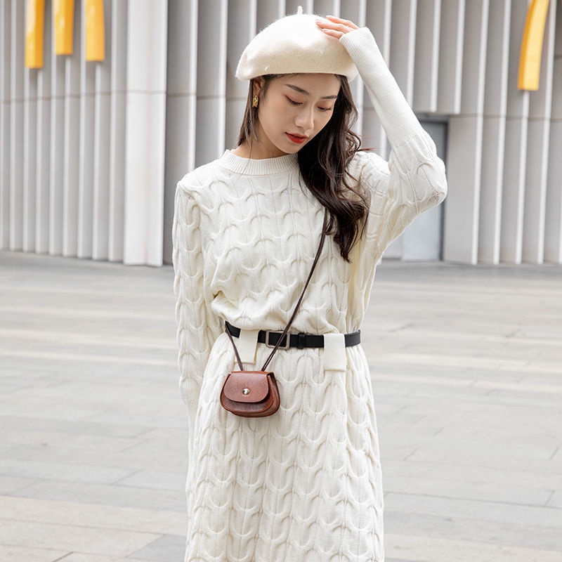 Hàng Có Sẵn Túi Đeo Chéo Mini Kết Cấu Cao Cấp Phong Cách Retro Dễ Thương Dành Cho Nữ