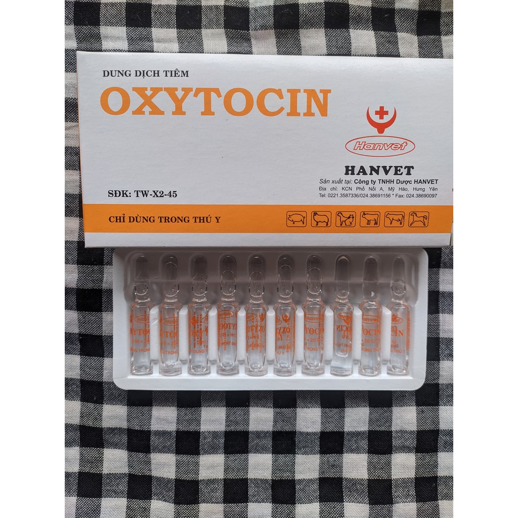 Oxytocin  - Kích đẻ chó mèo lợn trâu bò