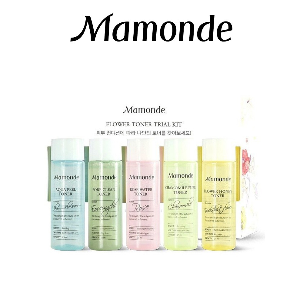 Nước Hoa Hồng Mamonde Flower Toner Trial Kit (5 items) | BigBuy360 - bigbuy360.vn