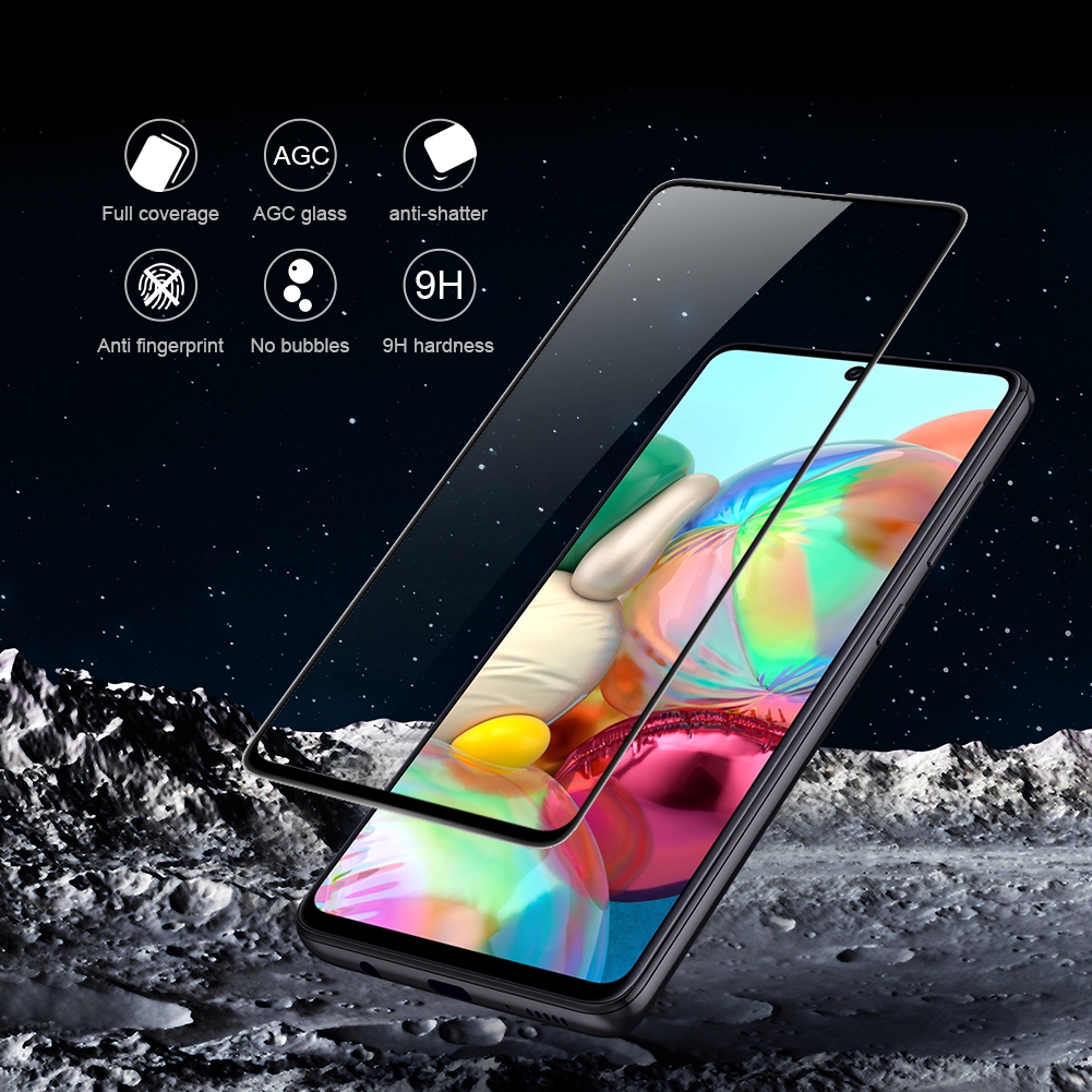 Kính Cường Lực Nillkin 3D CP+ MAX 9H Bảo Vệ Toàn Màn Hình Cho Samsung Galaxy M62 F62 M51 M52 A71 Note 10 Lite