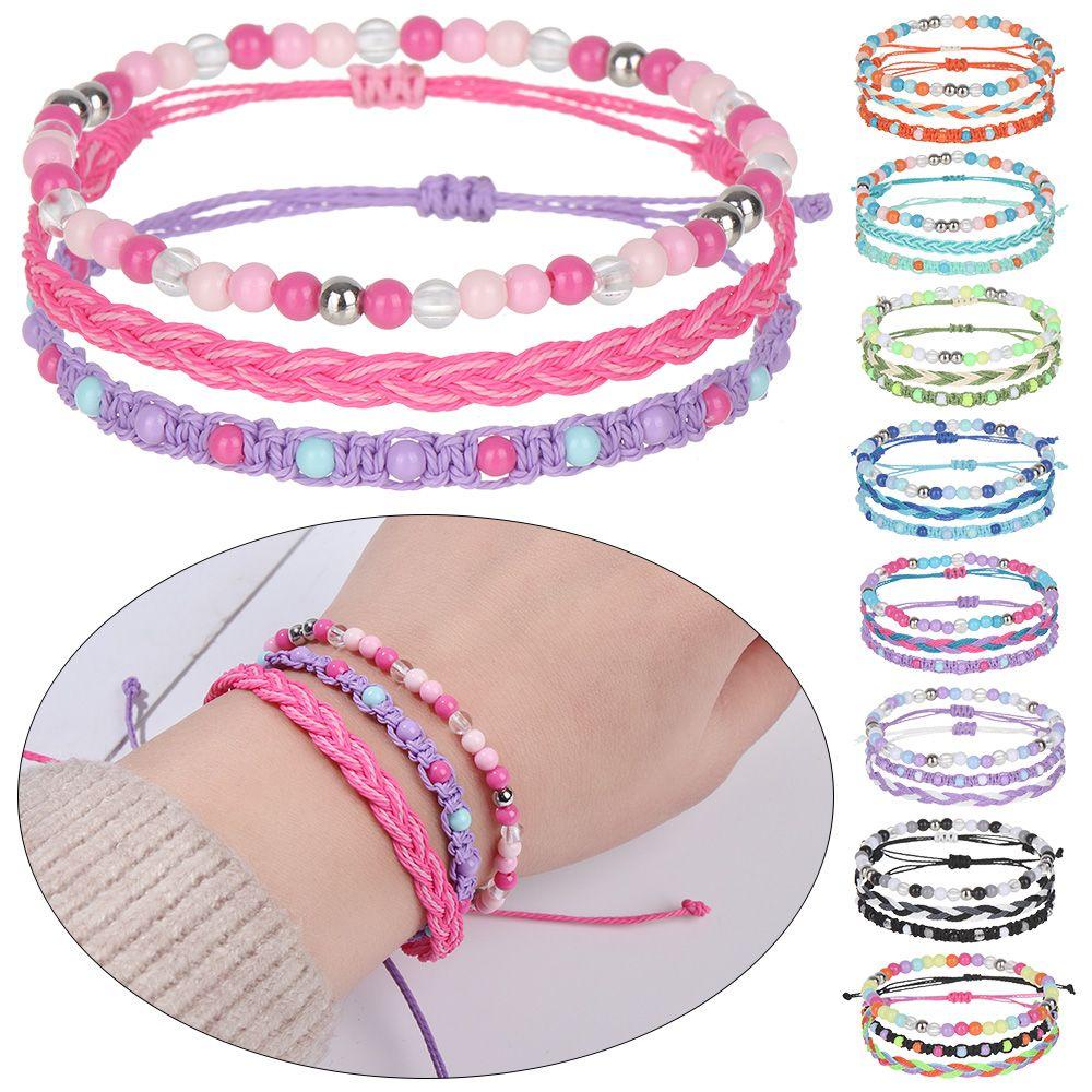 CACTU Set 3 Vòng Tay Hạt Handmade Xinh Xắn Dành Cho Nữ