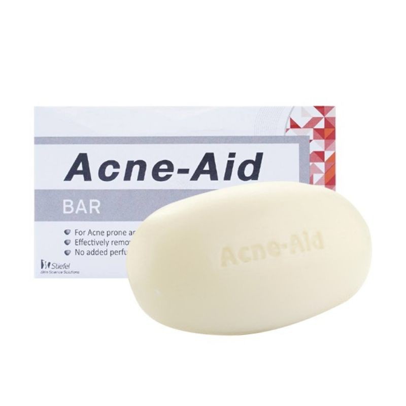 Xà Phòng Acne Aid Bar 100gr - Rửa mặt, tắm cho da mụn, mụn lưng
