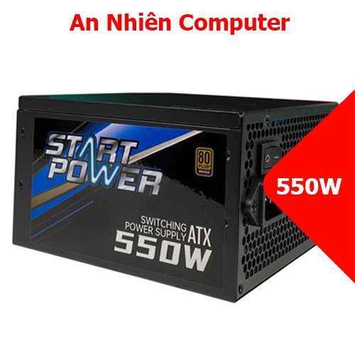 Nguồn Start Power 550W Bảo hành : 36 tháng 1 đổi 1