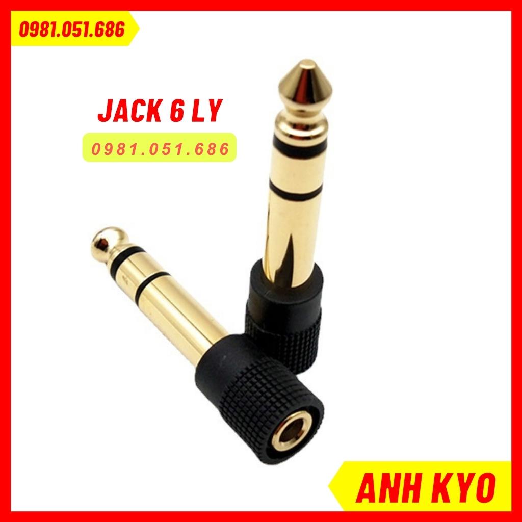 Jack chuyển 6.5 sang 3.5 Mạ Vàng Chuyển Đối Tín Hiệu Âm Thanh Chất Lượng Cực Cao