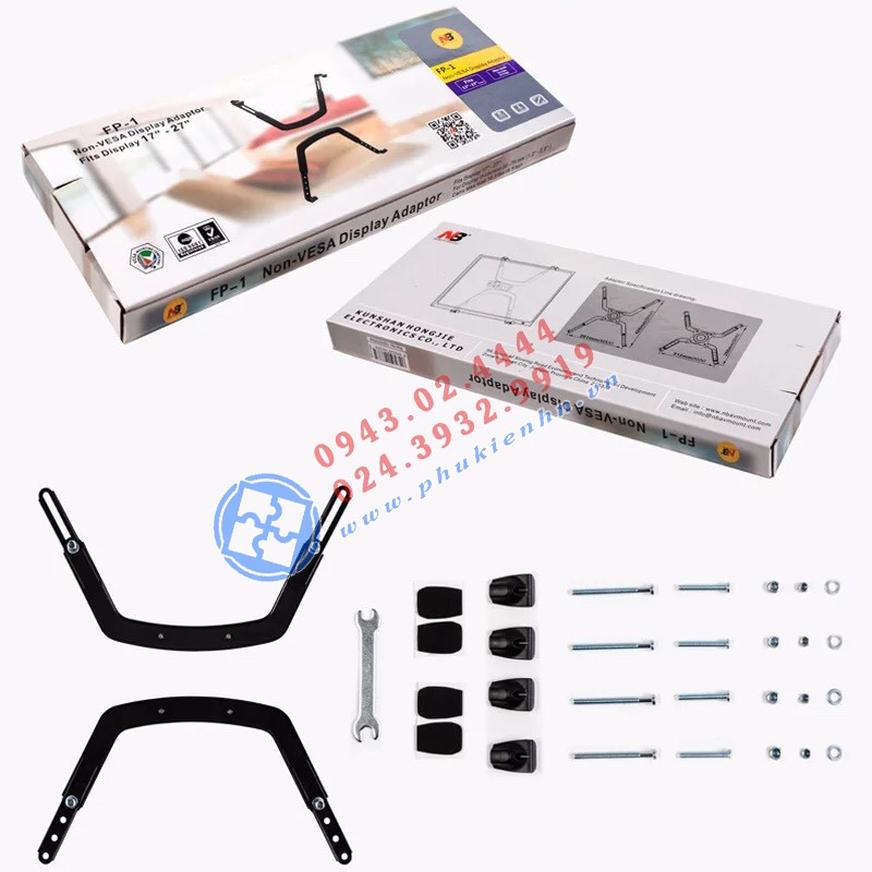 Kẹp Màn Hình Máy tính dành cho màn không có lỗ bắt vít  FP1