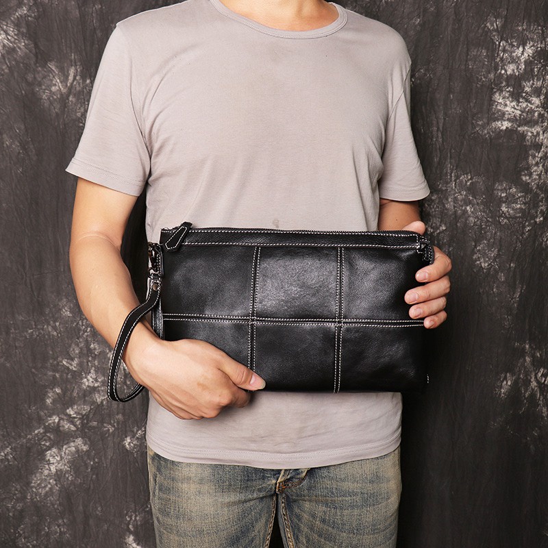 VÍ CẦM TAY  NAM CẦM TAY DA THẬT MỀM MẠI CTD20