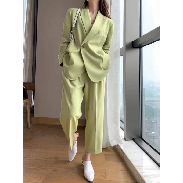 VẢI COTTON LẠNH MÀU XANH BƠ HÓT TREND
