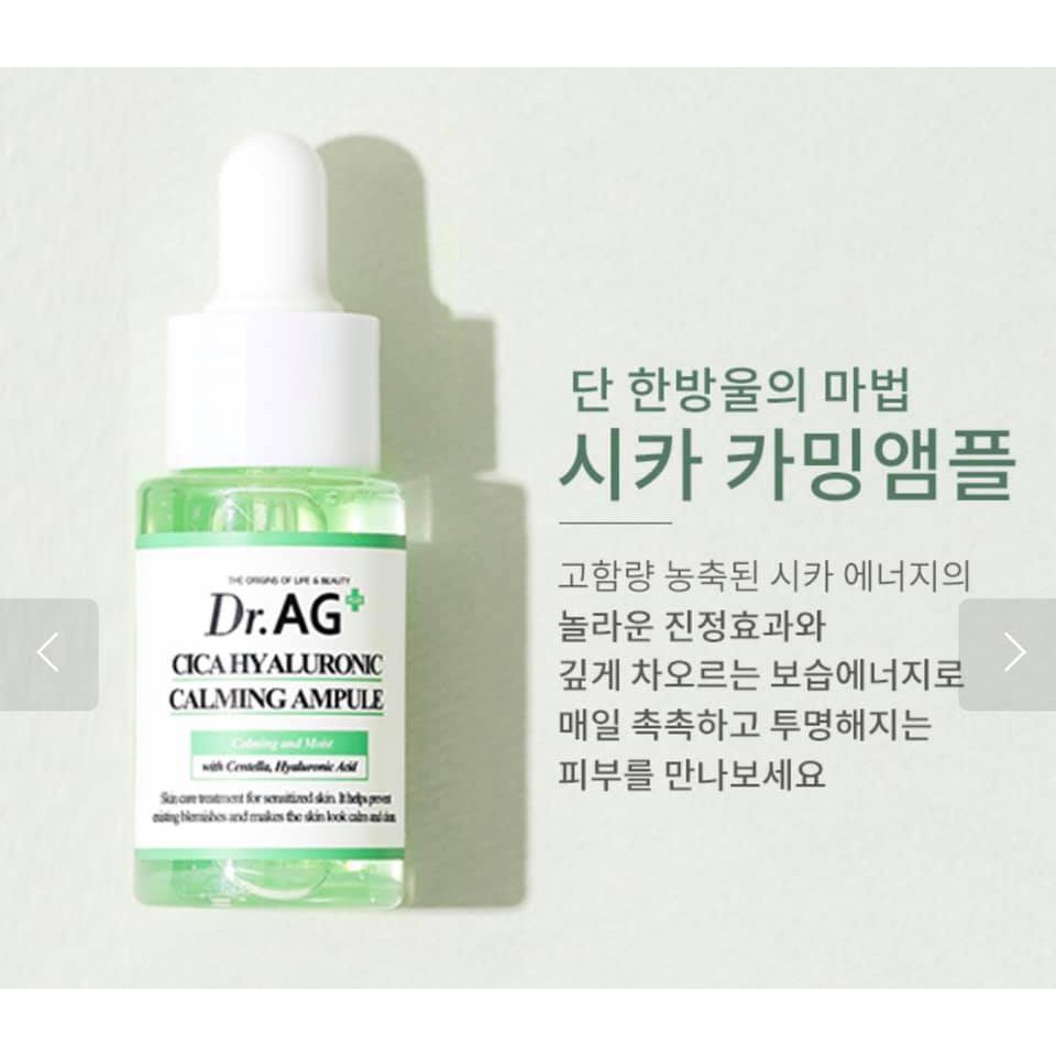 Tinh chất DR.AG+ Cica hyaluronic calming Ampule