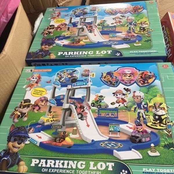 BỘ ĐỒ CHƠI MÔ HÌNH BIỆT ĐỘI 4 CHÚ CHÓ CỨU HỘ PARKING LOT