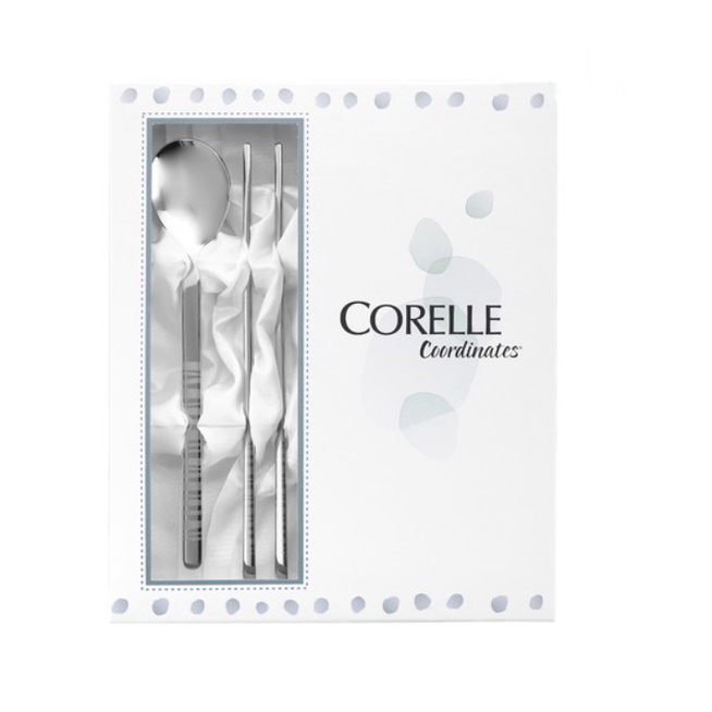 [Corelle Hàn Quốc] Bộ thìa đũa thép không gỉ cao cấp Hàn Quốc CORELLE 10 bộ