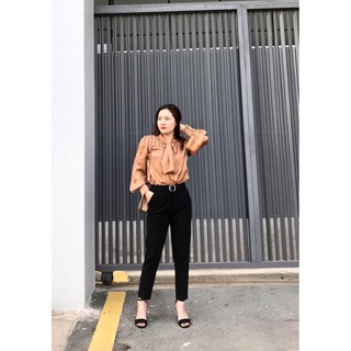 Quần Baggy Vải VNXK Có Đai Bụng ( Quần Tây Công Sở Topshop)