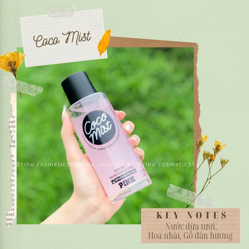 [CHÍNH HÃNG] Xịt thơm dưỡng thể body mist Victoria’s Secret