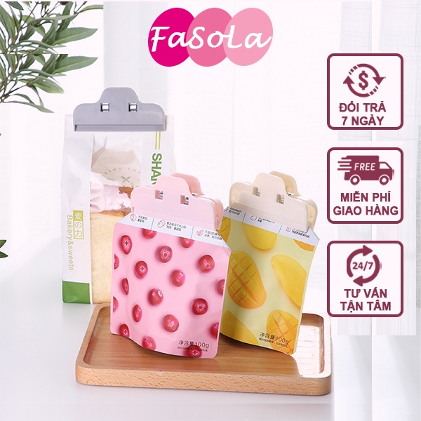 Kẹp miệng túi thực phẩm tiện lợi, dụng cụ kẹp bảo quản đồ ăn FASOLA
