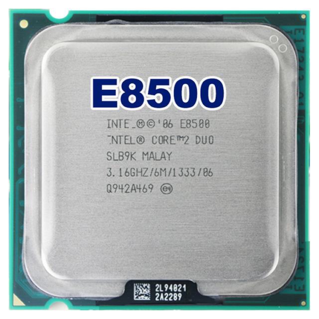 E8500(xung 3.16gHz) Chạy trên G31/G35/G41/P43/P4