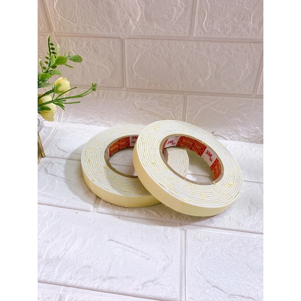 Băng dính xốp bản 2cm dùng để trang trí sticker nổi làm đồ handmade