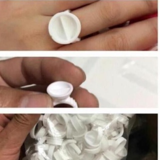 Nhẫn đựng keo nối mi ( 50 nhẫn) .