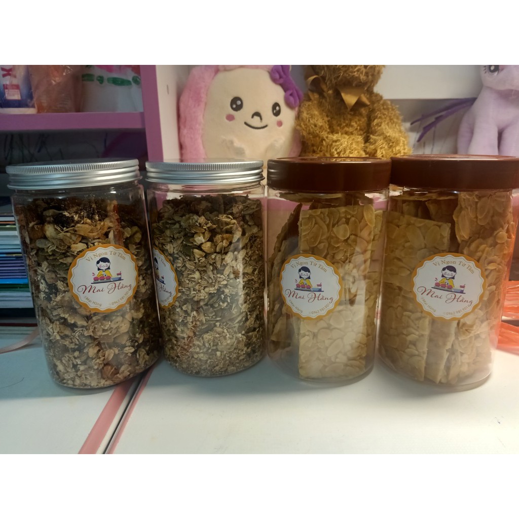 Bánh Ngói Hạnh Nhân Ăn Kiêng Keto Mai Hằng Handmade 500gr | BigBuy360 - bigbuy360.vn