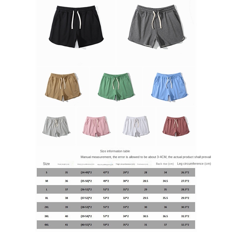 [ GYMEN ] Quần short thể thao nam  thoải mái vải cotton màu trơn chạy bộ tập thể dục quần bóng rổ thoáng khí nhanh khô cỡ lớn đàn hồi cao ngoài trời   huấn luyện  hút mồ hôi  mát mẻ vải