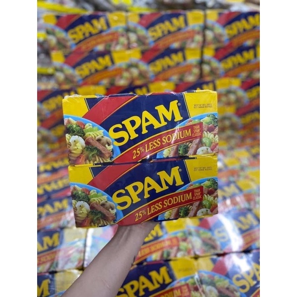 Thịt hộp SPAM mỹ 340g ít mặn