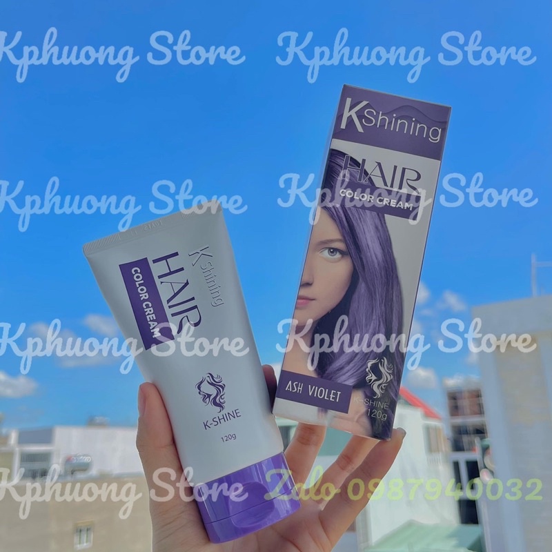 K-Shinning HAIR COLOR CREAM Nhuộm tóc màu đẹp, mướt không khô, thơm tại nhà