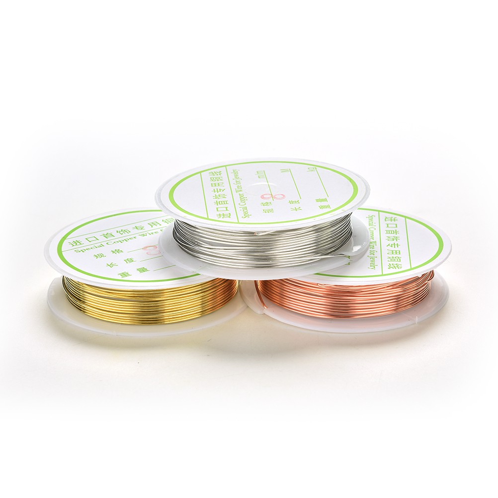 Cuộn Dây Đồng 0.3 / 0.4 / 0.6 / 0.8mm Dùng Làm Đồ Trang Sức Thủ Công