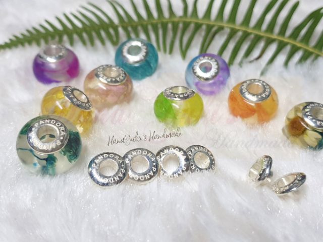 Lõi bọc Charm Resin bằng Bạc 100% khắc chữ cực đẹp dùng trong Resin Handmade