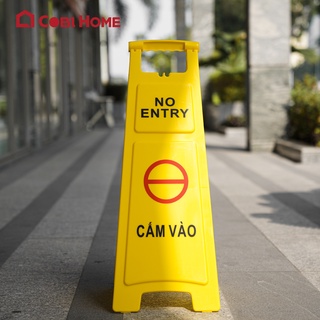 Biển báo chú ý an toàn chống trơn trượt - sửa chửa - dọn dẹp bằng nhựa - Cobi Home