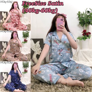Đồ bộ pijama satin phối tnqd.