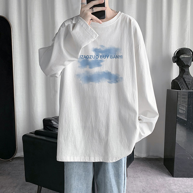 Áo Thun Tay Dài Phong Cách Hàn Quốc Dành Cho Nam (M-5Xl)