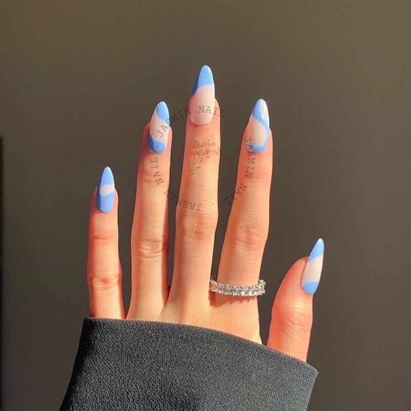 [ NAIL BOX ] móng úp thiết kế sẵn nailbox mẫu vẽ vintage