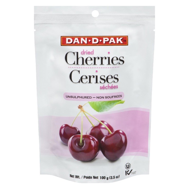 Cherries khô 100g Anh đào khô nhập khẩu Mỹ Dan D Pak