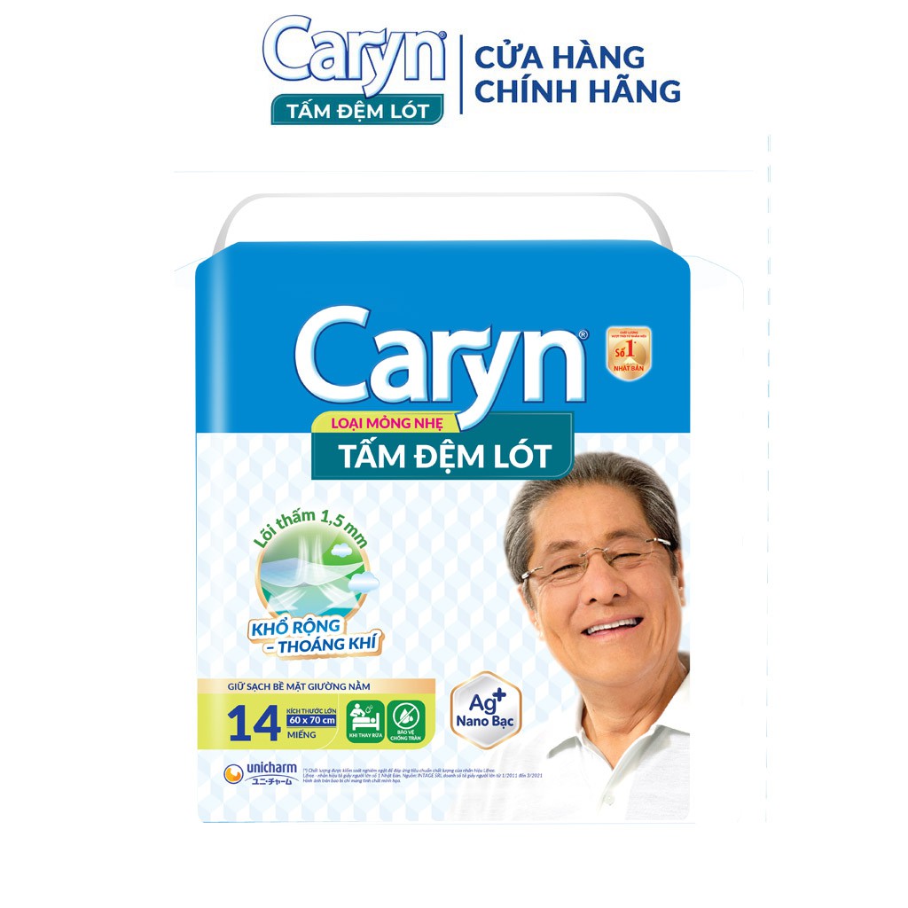 Tấm đệm lót Caryn Loại Mỏng Nhẹ 14 miếng/gói