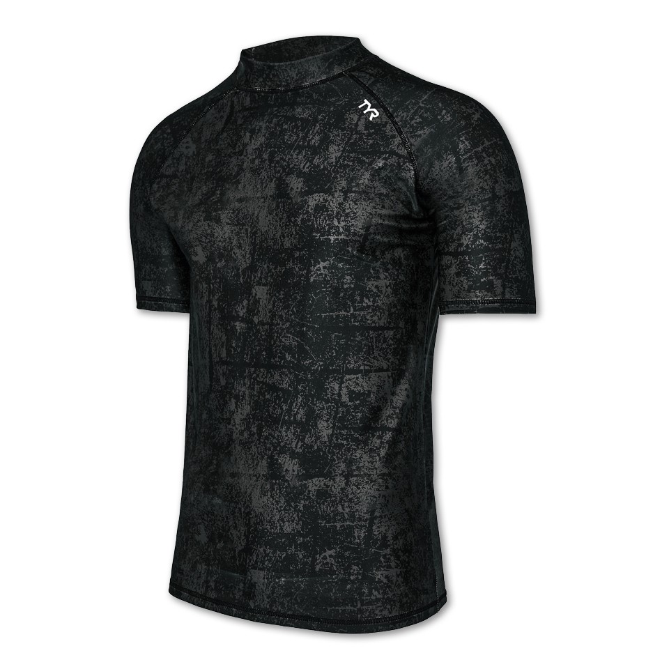 Áo bơi tay ngắn chống nắng TYR Himara Short Sleeve Rashguard