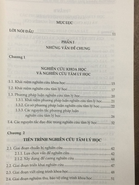 Sách - Giáo trình phương pháp nghiên cứu Tâm lý học