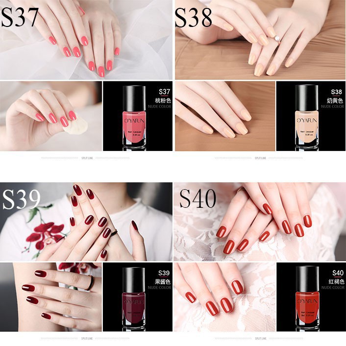 [O'YΛFUN]Sơn móng tay không thấm nước Manicure Tool nail