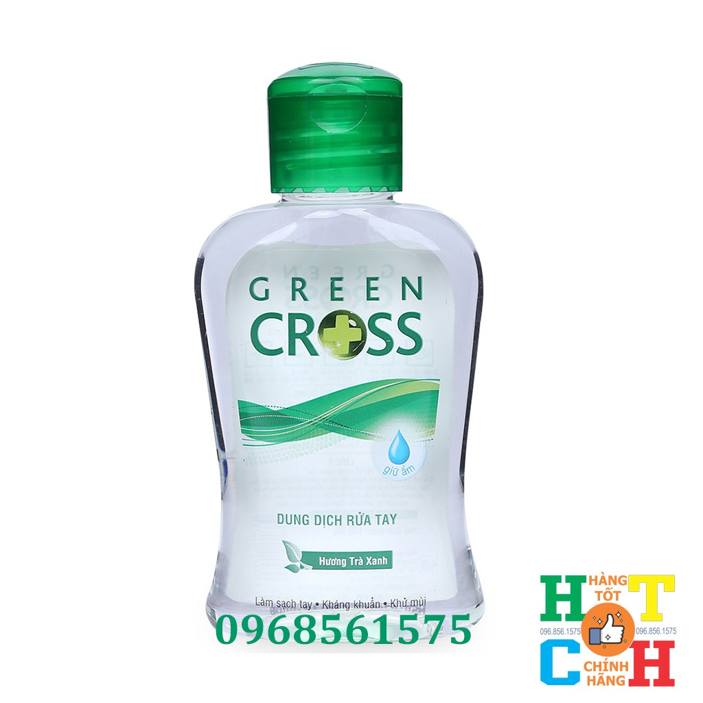 Dung dịch rửa tay KHÁNG KHUẨN Green Cross 100ml