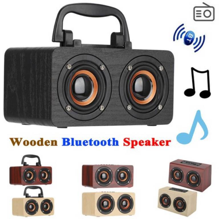 Loa bluetooth có khe thẻ nhớ có chỗ gác điện thoại