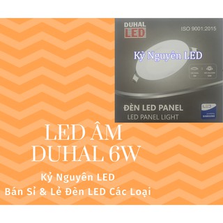 Đèn LED âm trần Duhal 6-12W