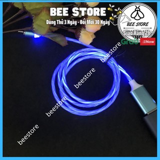 Cáp Sạc nam Châm Có Đèn Led Hiển Thị Dòng Điện Kèm 3 đầu sạc nam châm