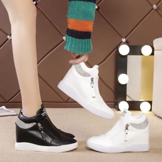 [ Hàng ỏrder] giày thể thao đế độn nữ 8cm quảng châu