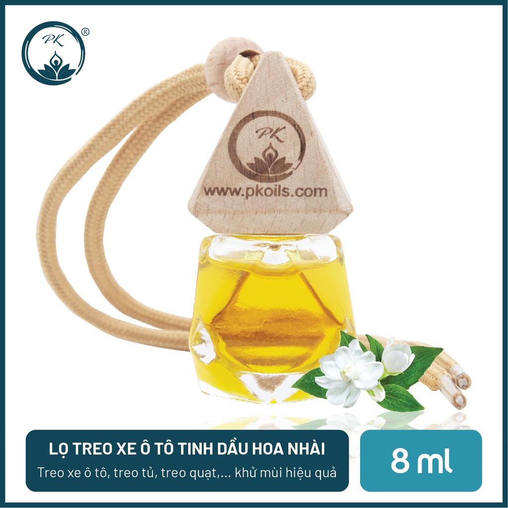 Lọ treo ô tô tinh dầu cao cấp Hoa Nhài PK 7ml