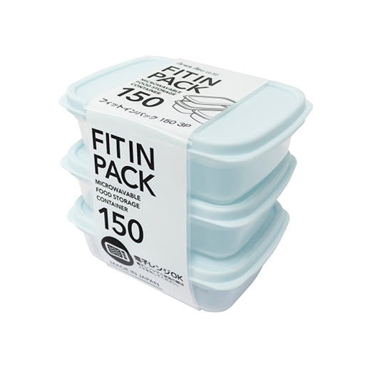 Hộp nhựa nắp dẻo 300ml, 600ml, 900ml, 1350ml Fitin Pack  nội địa Nhật Bản