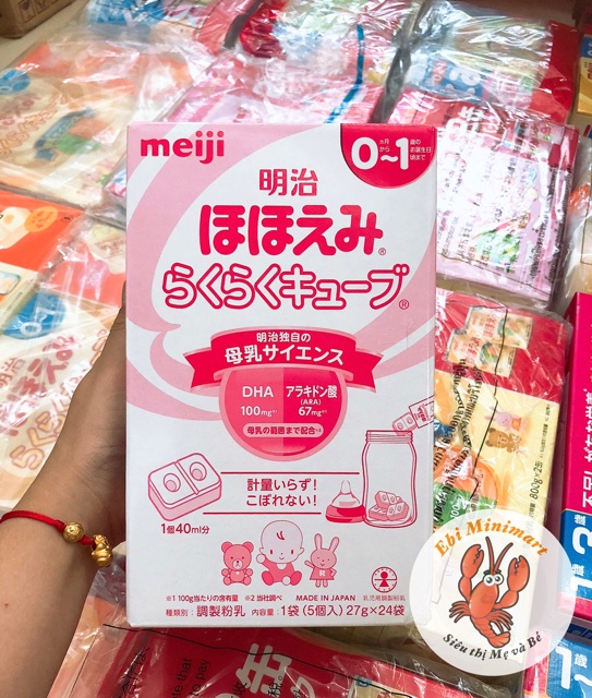 Sữa Meiji thanh Nhật Bản