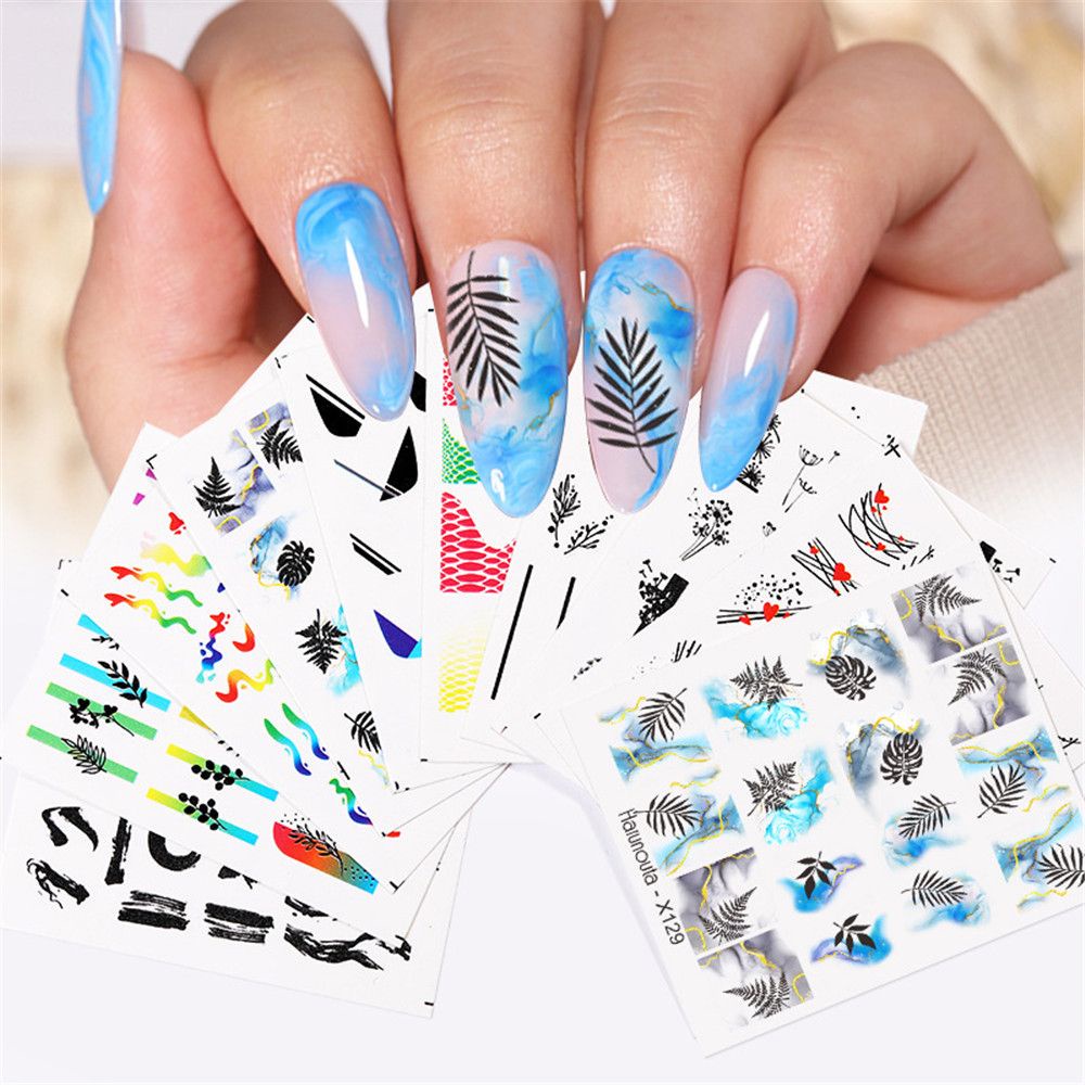 [Hàng mới về] Miếng dán móng tay trang trí nghệ thuật 3D thiết kế đa dạng xinh xắn cho nữ