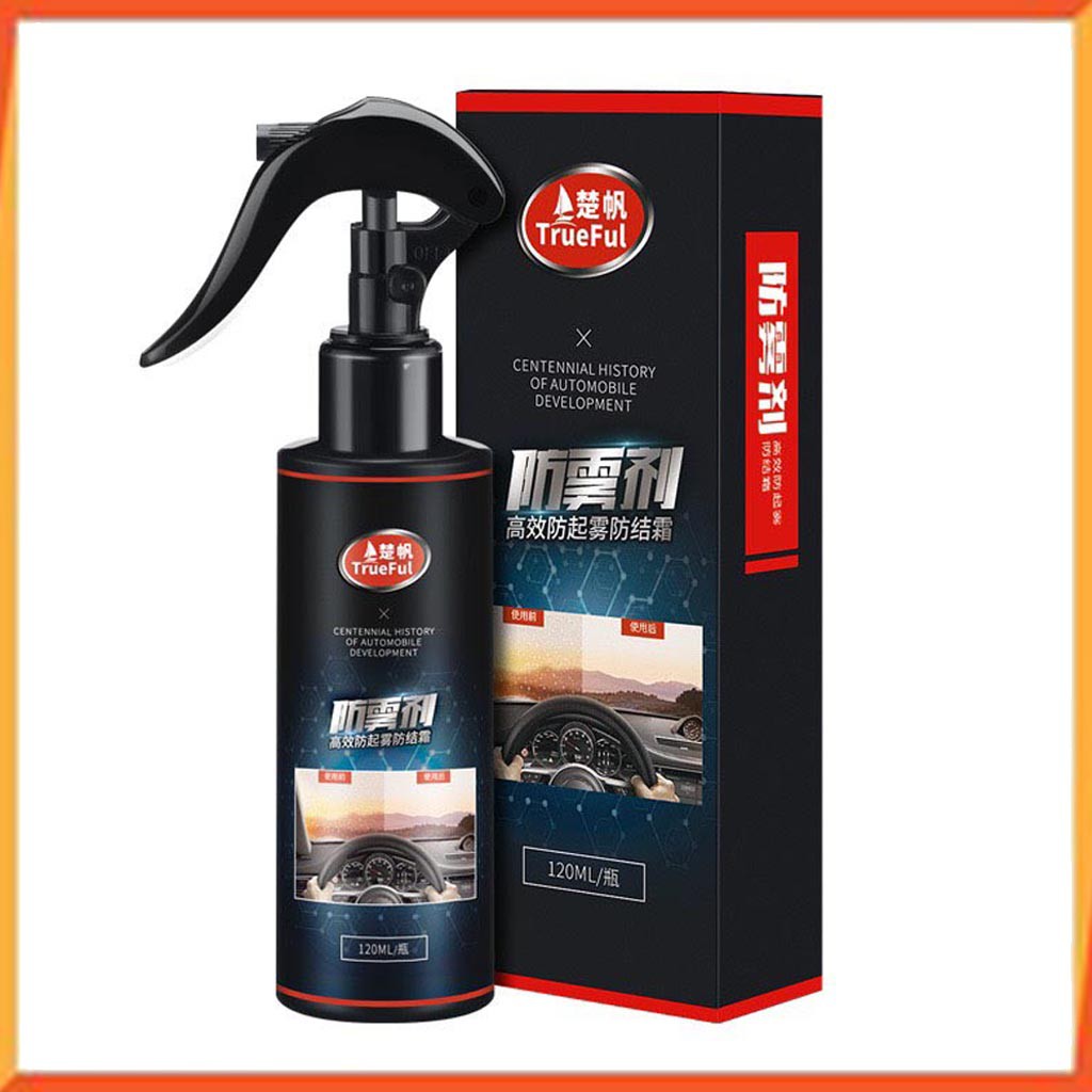 Nano Xịt Kính Chống Sương Mù – Chống Hơi Nước Trên Kính Xe Ô Tô Lọ 120ML Thương Hiệu TrueFul 120ML